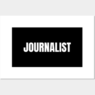 Journalist Word - Simple Bold Text Posters and Art